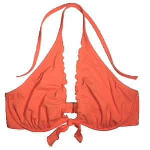 VICTORIA’S SECRET NEON ORANGE BIKINI TOP! VS